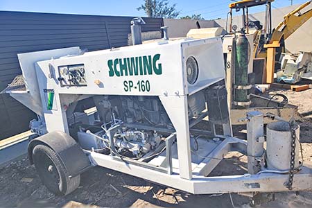 2006 Schwing SP-160 Concrete Trailer Pump 