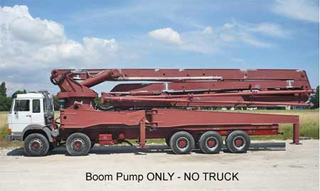 New 58-Meter Concrete Boom Pump Without Truck