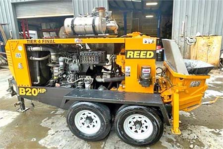 2019 Reed B20HP Shotcrete Pump